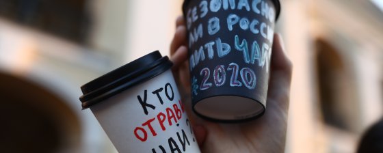 Акции в поддержку Алексея Навального 20 августа 2020 года. Онлайн