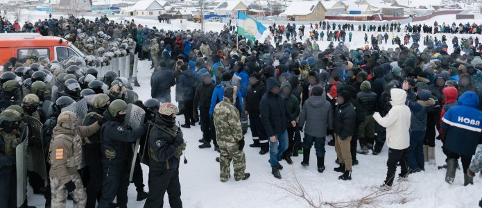 «Ҡара халыҡ» протесты: Баймаҡтағы ҡаршы торош хаҡында репортаж